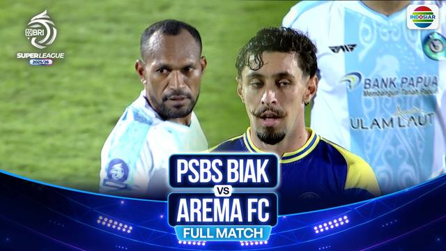 PSBS Biak VS Arema FC  - Full Match | BRI Super League 2025/26