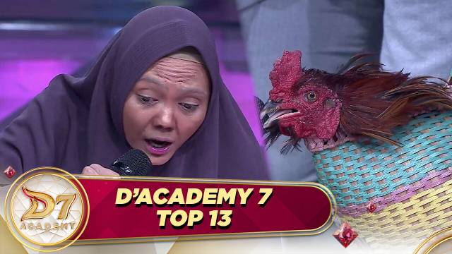 Kocak! Bu Een Hebohkan Panggung DA7 Bawa "Rainbow" Ayam Jago Ferdi! | D'Academy 7 Top 13