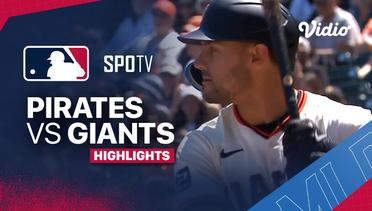 Pittsburgh Pirates vs San Francisco Giants - Highlights | MLB 2024