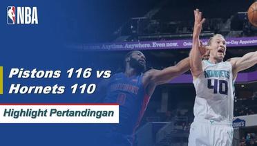 NBA | Cuplikan Pertandingan: Pistons 116 vs Hornets 110 | 2019 NBA Preseason
