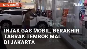 Bocah Injak Gas Mobil Pameran, Berakhir Tabrak Tembok Mal di Jakarta Utara