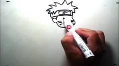Cara Mudah Menggambar Naruto Step by Step