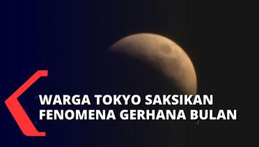 Fenomena Gerhana Bulan Total Terlihat di Tokyo, Begini Penampakannya...