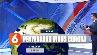 Peta Penyebaran Virus Corona ke Luar China