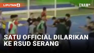 Rusuh! Pertandingan Futsal Liga Nusantara Zona Banten Dipenuhi Baku Hantam