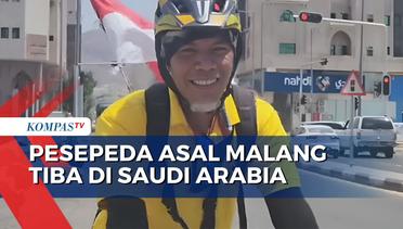 Bersepeda Selama 7 Bulan dari Banyuwangi, Pria Asal Malang ini Tiba di Madinah Arab Saudi
