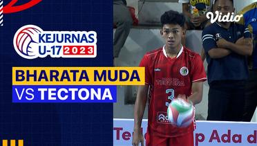 Semifinal Putra: Bharata Muda vs Tectona - Full Match | Kejurnas Bola Voli Antarklub U-17 2023