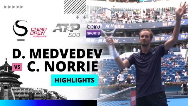 D. Medvedev vs C. Norrie - Highlight | ATP 500: China Open 2025