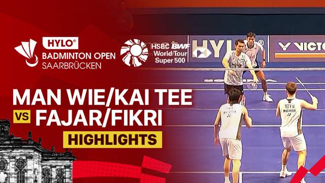 Man Wie Chong/Kai Wun Tee (MAS) vs Fajar Alfian/ Muhammad Shohibul FIkri (INA) - Highlight | HYLO Open 2025