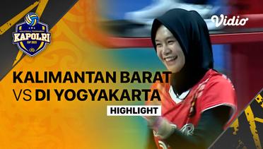 Highlights | Delapan Besar Putri: Kalimantan Barat vs DI Yogyakarta | Piala Kapolri 2023