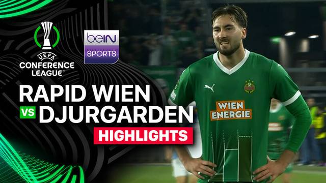 Rapid Wien vs Djurgarden - Highlights | UEFA Conference League 2024/25