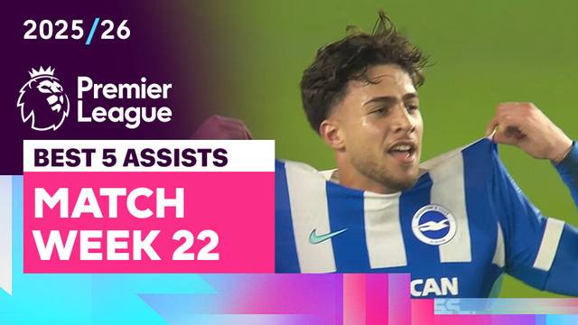 5 Assist Terbaik | Matchweek 22 | Premier League 2025/26