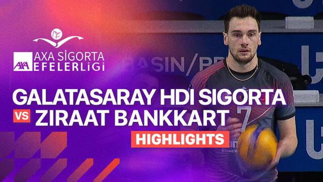 Galatasaray HDI Sigorta vs Ziraat Bankkart - Highlight | Turkish Men's Volleyball League 2025/26