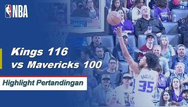 NBA I Cuplikan Pertandingan : Kings 116 vs Mavericks 100