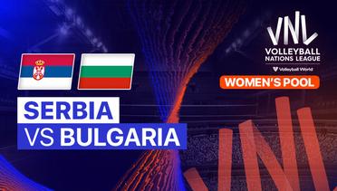 Serbia vs Bulgaria - Full Match | Women's Volleyball Nations League 2024