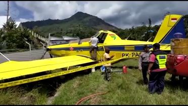 Pesawat pengangkut BBM tergelincir di Tolikara Papua