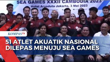 Berlaga di Sea Games 2023, 51 Atlet Akuatik Nasional Berangkat ke Kamboja