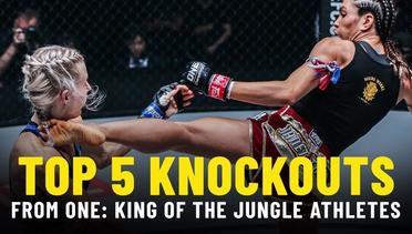 Top 5 Knockouts - ONE- KING OF THE JUNGLE Athletes