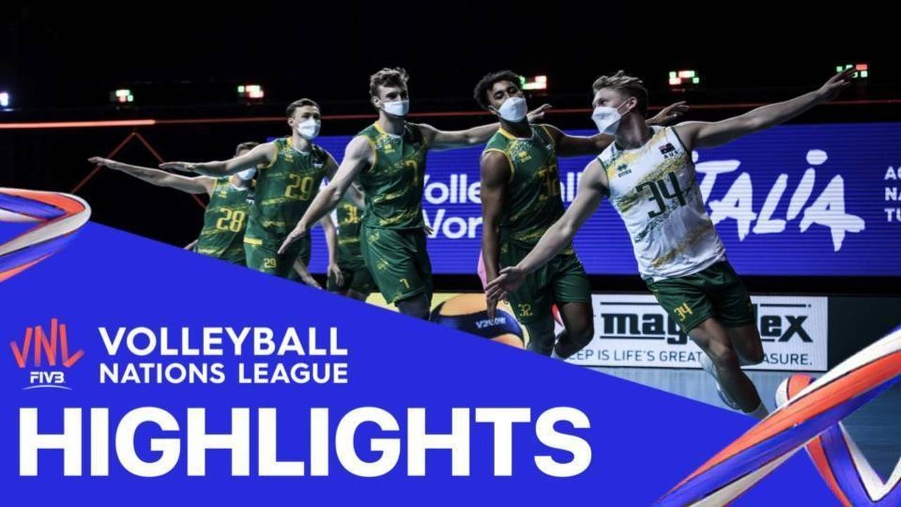 Match Highlight VNL MEN'S Japan 3 vs 1 Australia Volleyball