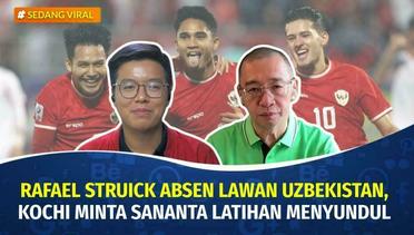Rafael Struick Absen, Coach Justin Yakin Timnas Indonesia Bobol Gawang Uzbekistan | Sedang Viral
