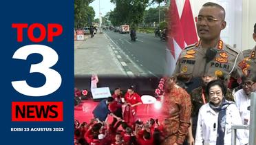 Ditlantas Truk Tabrak Pemotor, Megawati Patung Bung Karno, Gibran Jaket PSI [TOP 3 NEWS]