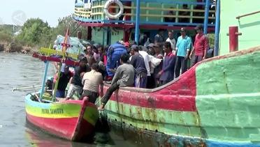 Korban kapal tenggelam di Selat Makassar tiba di Pekalongan