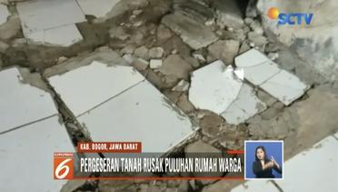 Pergeseran Tanah Rusak Puluhan Rumah Warga Kabupaten Bogor - Liputan 6 Siang