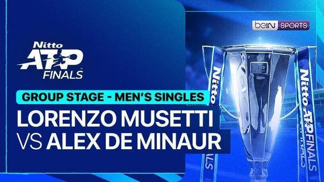 Lorenzo Musetti vs Alex de Minaur - Full Match | Nitto ATP Finals 2025