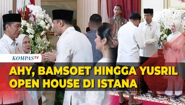 Momen Menteri AHY Hingga Yusril Ikut Antre Hadiri Open House Jokowi di Istana