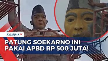 Dinilai Tak Mirip, Patung Soekarno di Banyuasin Ini Jadi Polemik Karena Habiskan Rp 500 Juta APBD!