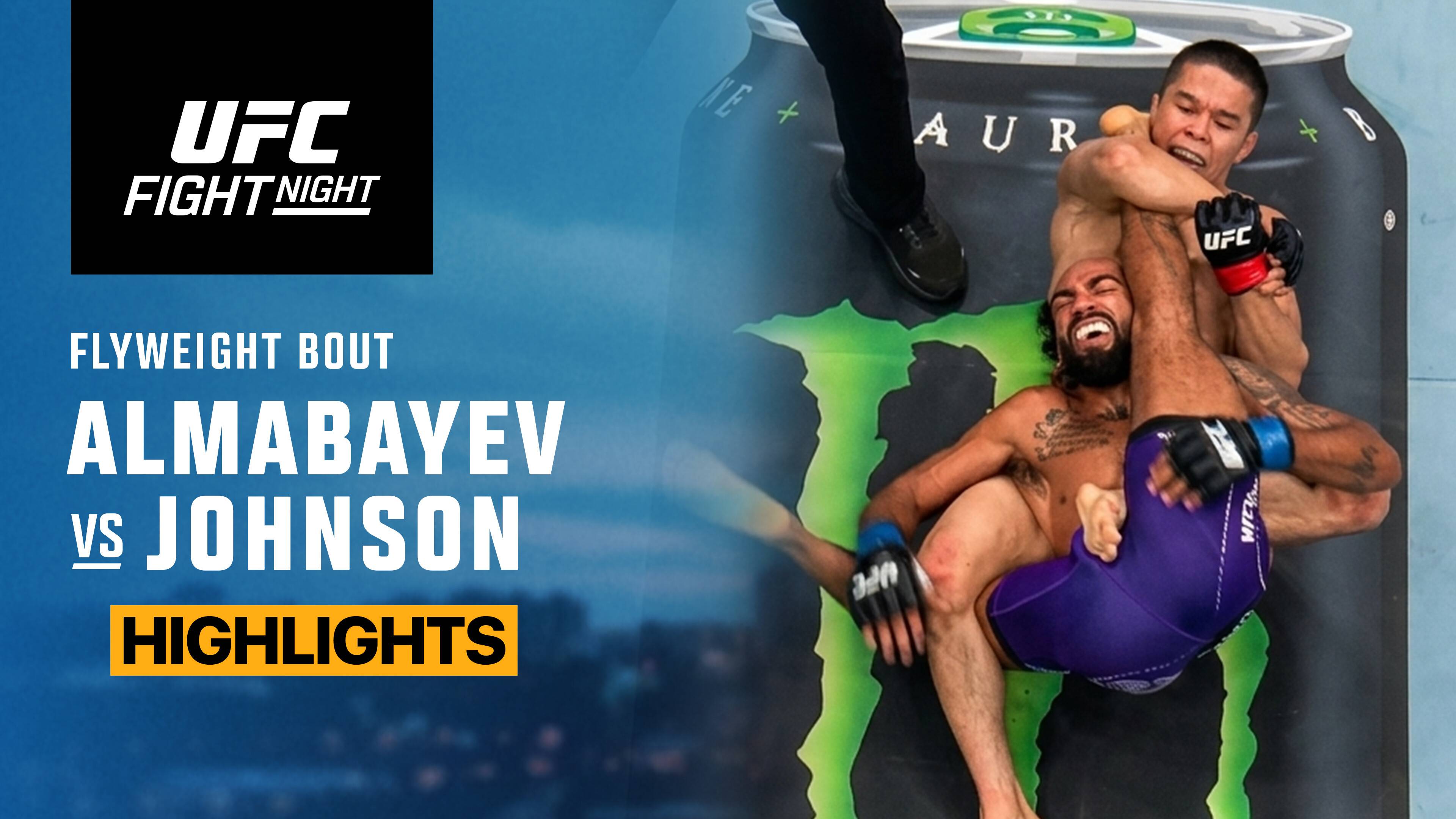 Asu Almabayev vs Charles Johnson - Flyweight | UFC Fight Night