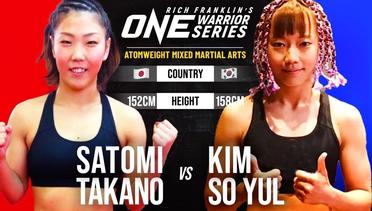 Satomi Takano vs. Kim So Yul | ONE Warrior Series Full Fight