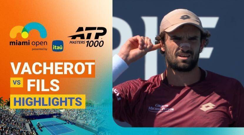 Valentin Vacherot vs Arthur Fils - Round of 16 (Grandstand) | ATP 1000: Miami Open Presented by Itau 2026