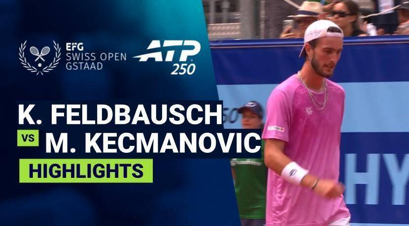 Kilian Feldbausch vs Miomir Kecmanovic - Round 1 | ATP 250: EFG Swiss Open Gstaad 2026