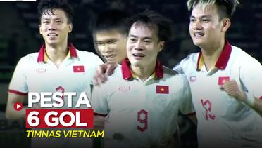 Pesta 6 Gol Vietnam ke Gawang Laos di Grup B Piala AFF 2022