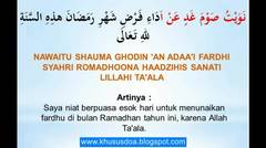 Niat Puasa Ramadhan yang Benar Lengkap