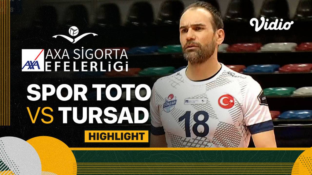 Highlights Spor Toto vs Tursad Turkish Men's Volleyball League 2022