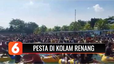 Viral Ratusan Orang Pesta di Kolam Renang Medan