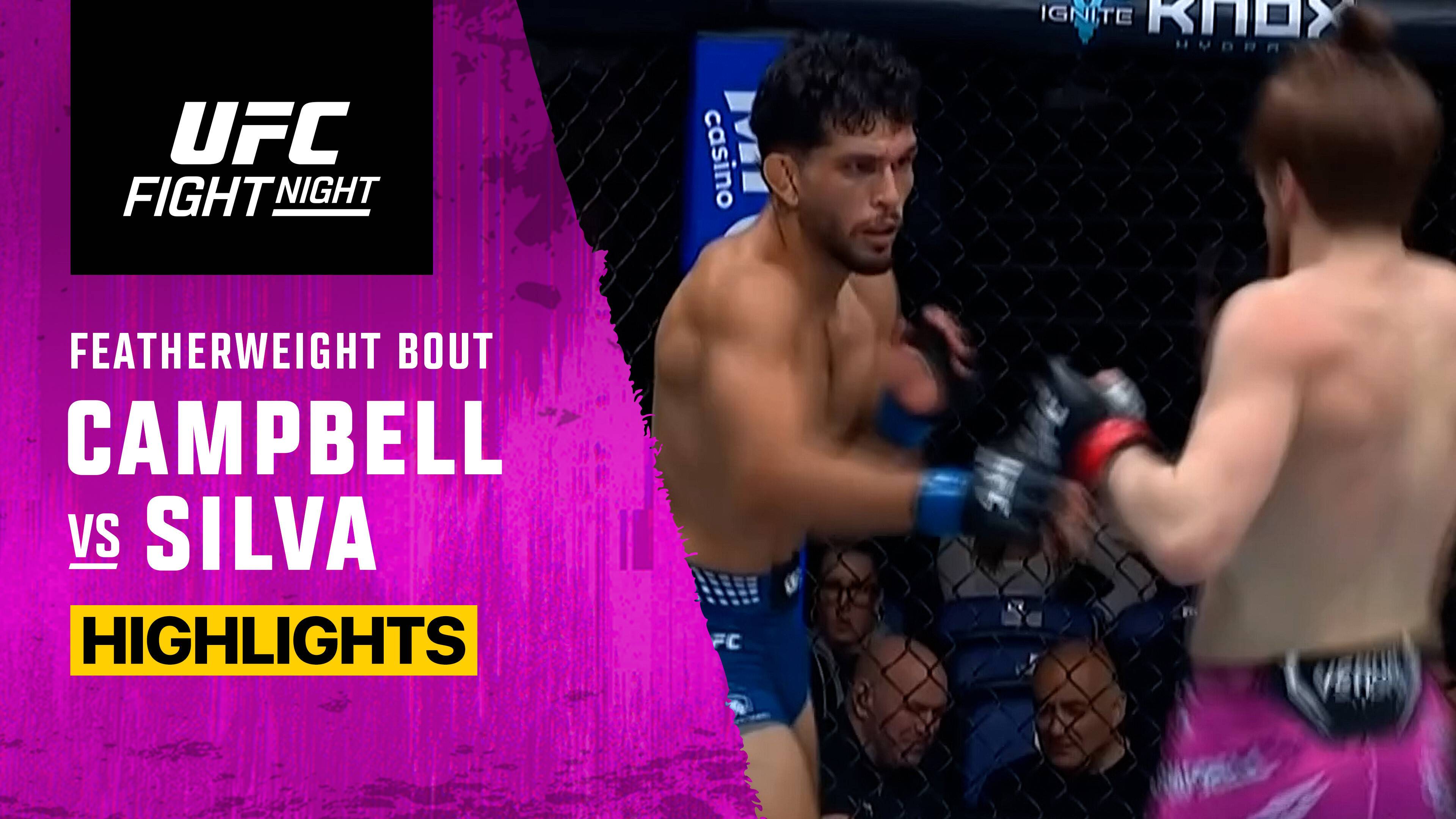 Kurtis Campbell vs Danny Silva - Featherweight | UFC Fight Night