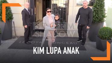 Momen Lucu Kim Kardashian Lupa Anak Tertinggal di Hotel