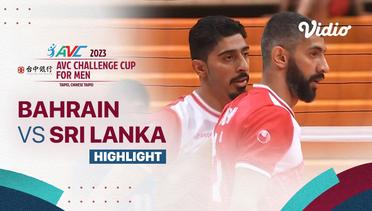 Highlights | Bahrain vs Sri Lanka | AVC Challenge Cup for Men 2023