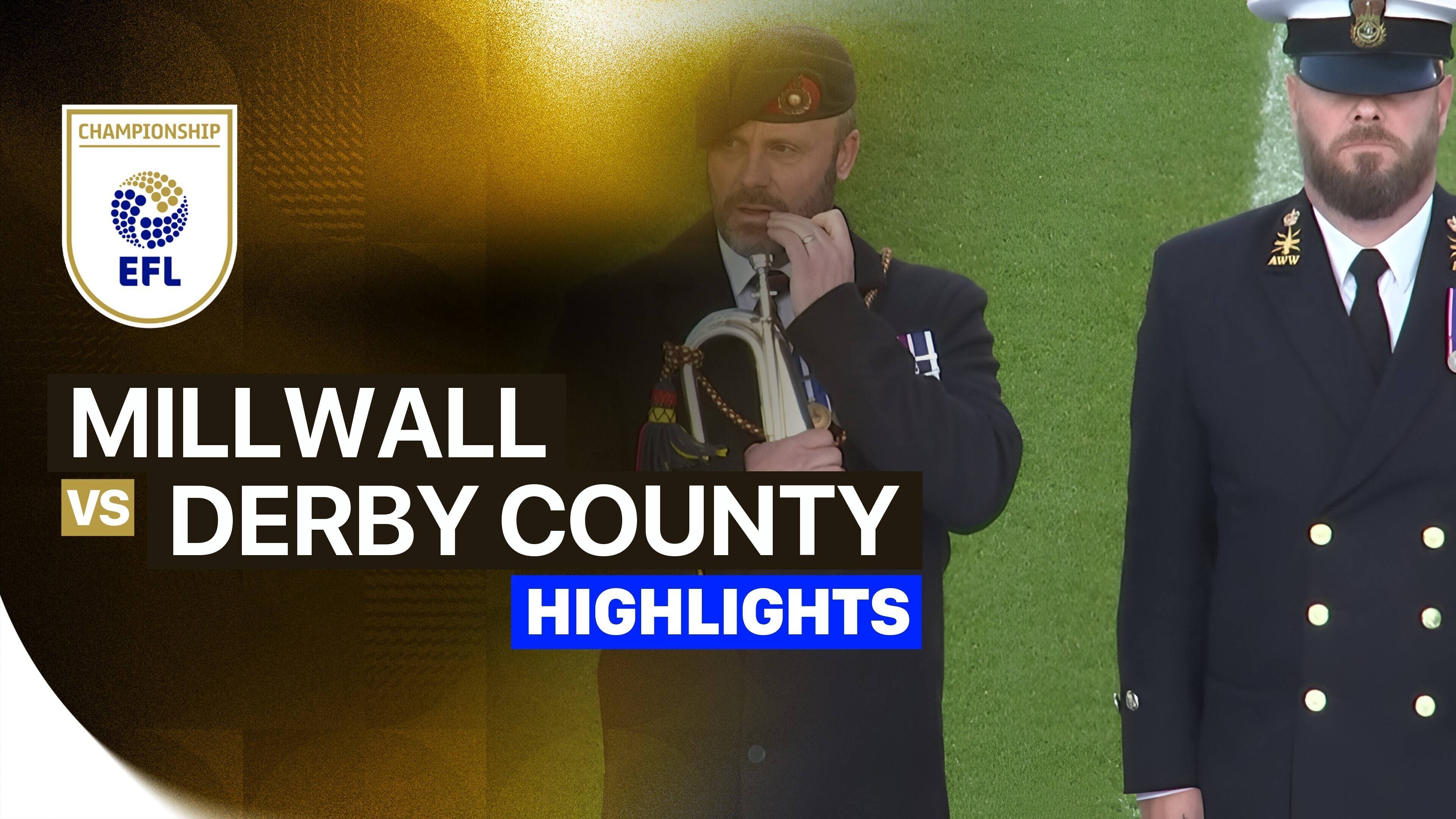 Millwall vs Derby County FC