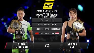 Xiong Jing Nan vs. Angela Lee - Full Fight Replay