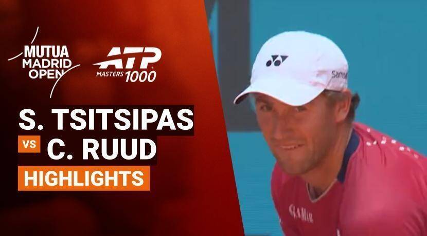 Stefanos Tsitsipas vs Casper Ruud - Round of 16 (Arantxa Sanchez Stadium) | ATP 1000: Mutua Madrid Open 2026