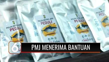 Polda Metro Jaya Menerima Bantuan 70.000 Kaleng Olahan Ikan dan 5.000 Paket Sembako | Liputan 6