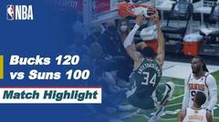 Match Highlight  | Milwaukee Bucks 120 vs 100 Phoenix Suns | NBA Playoffs 2020/21