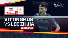 Highlights | Hans-Kristian Solberg Vittinghus (DEN) vs Lee Zii Jia (MAS) | TotalEnergies BWF World Championships 2021