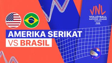 Full Match | Amerika Serikat vs Brazil | Women's Volleyball Nations League 2022