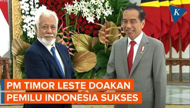 Di Hadapan Jokowi, PM Timor Leste Doakan Pemilu Indonesia Sukses