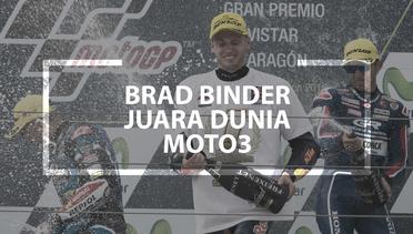 Setelah 6 Musim, Brad Binder Raih Titel Juara Dunia Moto3